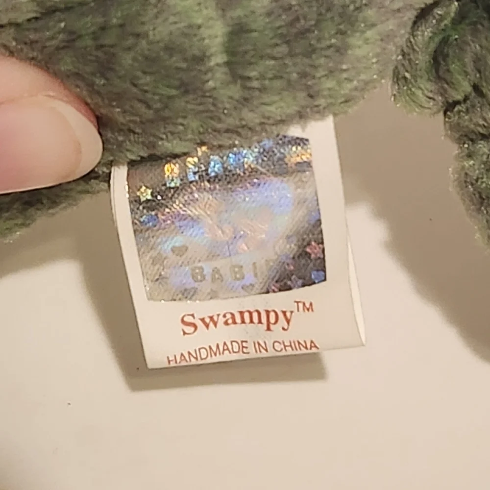 10” Ty Beanie Babies Swampy the Alligator Plush Stuffed Animal
